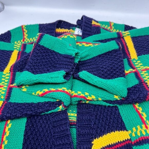 VTG Izod Retro Plaid Handknit Cardigan Sweater Plus Size 2X Relaxed Fit
Grandma - Picture 15 of 16